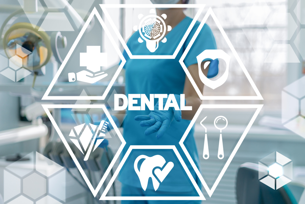 Email marketing for dental care concept dentistry and stomatology health tooth communication strategy