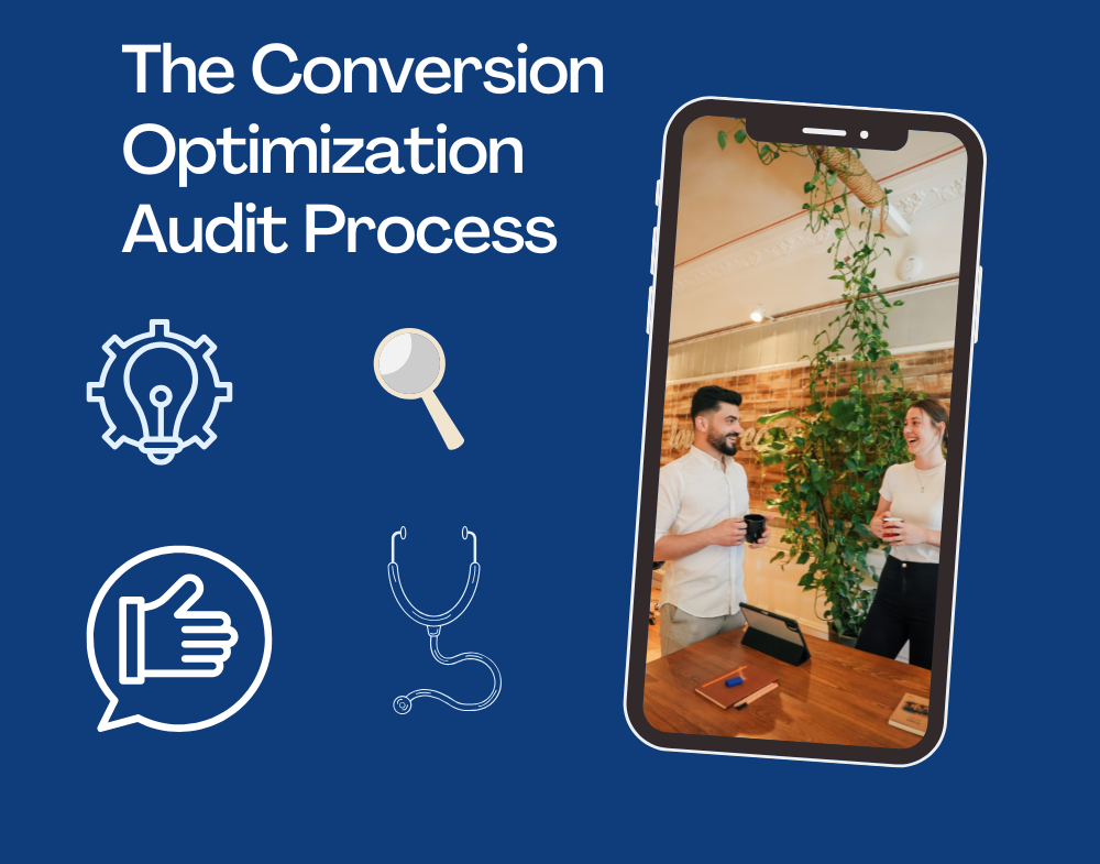 audit process analyzing website performance and improving conversions