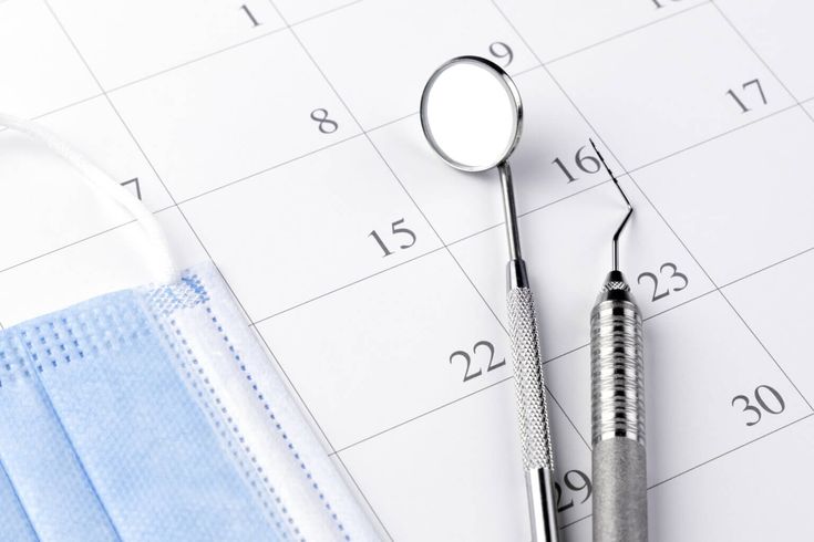 Recall system used in dental practice to prevent cavities with regular dentist checkups and patient reminders
